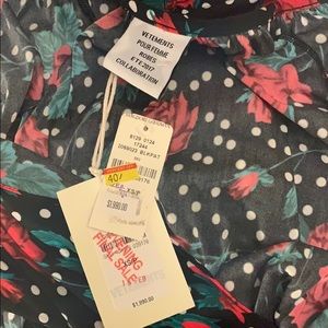 Vetements wrap dress brand new with tags!